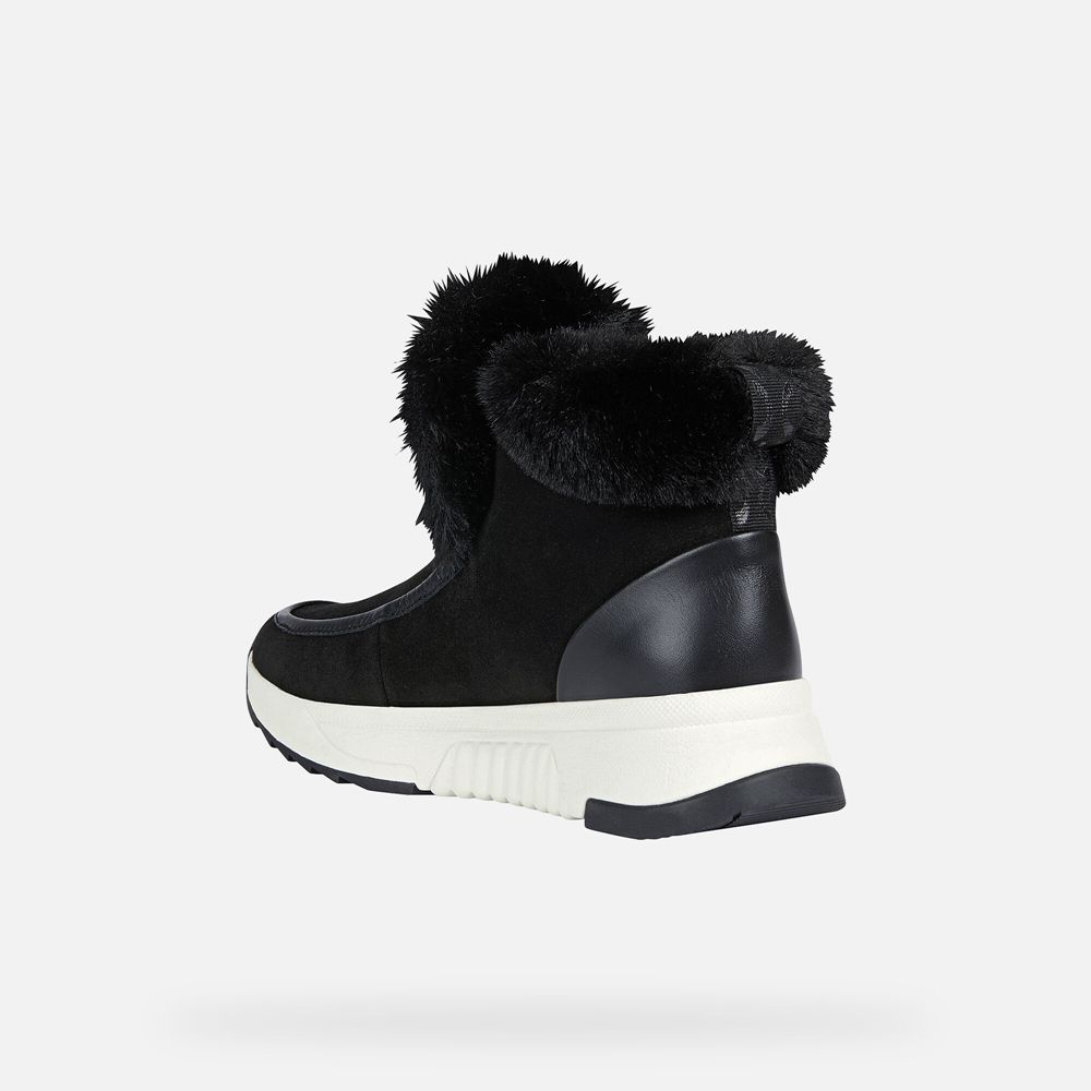 Geox Bayan Ankle Bot Siyah - Falena Abx - IVA-527836